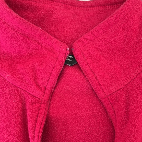 The North Face Red Fleece Pullover M - Picture 3 of 5
